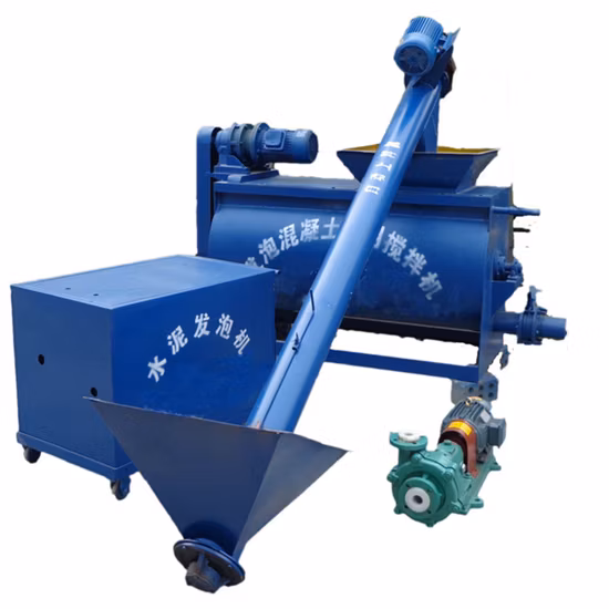 Construction Cellular Lightweight Mixing Concrete Block Brick Making Machinery Foam Cement Foaming Generator Machine