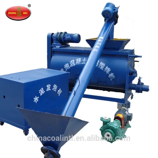 Construction Cellular Lightweight Mixing Concrete Block Brick Making Machinery Foam Cement Foaming Generator Machine