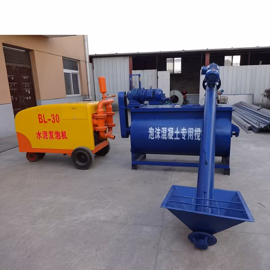Construction Cellular Lightweight Mixing Concrete Block Brick Making Machinery Foam Cement Foaming Generator Machine